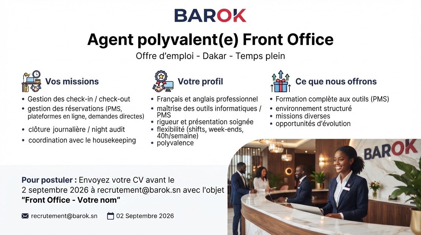 Agent polyvalent(e) Front Office