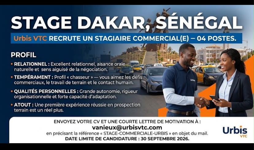 Stagiaire Commercial(e) - 04 Postes