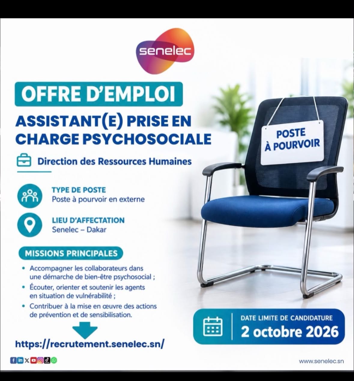 Assistant(e) Prise en Charge Psychosociale